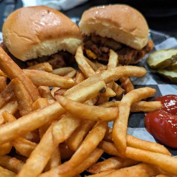 Boulder Tap House - Pulled Pork Sandwich with fries - Sports Bars Near Me - Ames, Iowa