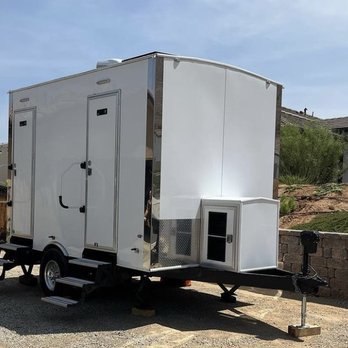 Luxe Restrooms - 2-Stall Unit - Portable Toilet Services Near Me - Riverside, California Luxe Restrooms - 2-Stall Unit - Portable Toilet Services Near Me - Riverside, California