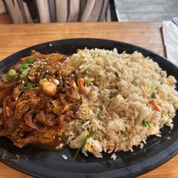 Bulgogi Beef with veggie fried rice Bulgogi Beef with veggie fried rice