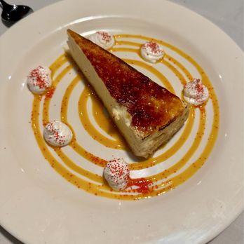 E & E Stakeout Grill - Crème Brule Cheesecake - American Near Me - Belleair Bluffs, Florida E & E Stakeout Grill - Crème Brule Cheesecake - American Near Me - Belleair Bluffs, Florida