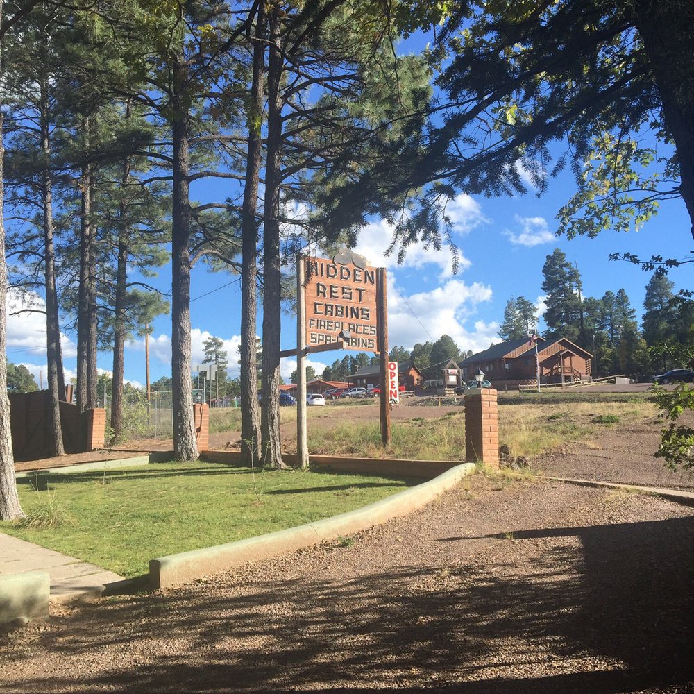 Hidden Rest Resort - Outside sign - Resorts Near Me - Lakeside, Arizona