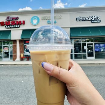 Dubai Girls Cafe - Large pistachio latte - Coffee & Tea Near Me - Glen Allen, Virginia Dubai Girls Cafe - Large pistachio latte - Coffee & Tea Near Me - Glen Allen, Virginia