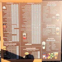 Liquid Bean Coffee House - Menu Aug 2022