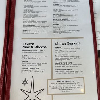 Park Tavern Bowling & Entertainment - August 2023 menu burgers and baskets - Bowling Near Me - Saint Louis Park, Minnesota