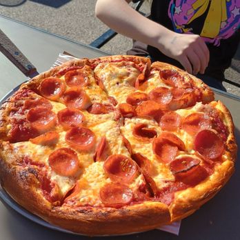 Village Pizza - Pepperoni and extra cheese. - Pizza Near Me - Corrales, New Mexico