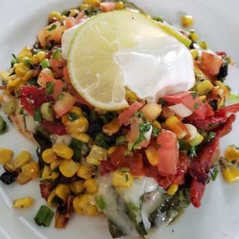 Ouisie's Table - HRW Grilled Chicken a la Juanita - New American Near Me - Houston, Texas