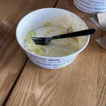 Nick the Greek - This is the aftermath of me eating a chicken gyro bowl - Greek Near Me - castro valley, California Nick the Greek - This is the aftermath of me eating a chicken gyro bowl - Greek Near Me - castro valley, California