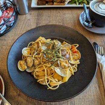 Chillax Coffee - Thai Red Curry Clams Spaghetti - Coffee & Tea Near Me - Richmond Hill, Ontario Chillax Coffee - Thai Red Curry Clams Spaghetti - Coffee & Tea Near Me - Richmond Hill, Ontario
