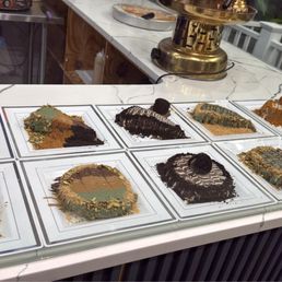 DaVinci level art greeting. Not sure how staff keeps from licking each one... Who knew, Baklava can be upgraded. DaVinci level art greeting. Not sure how staff keeps from licking each one... Who knew, Baklava can be upgraded.