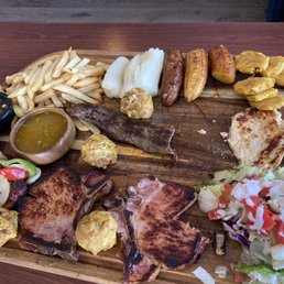 Parrillon City - a sampling of all the foods Parrillon City - a sampling of all the foods