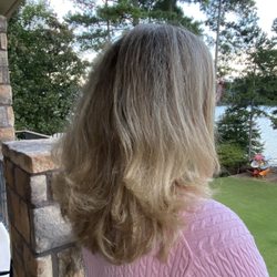 Salon K Hair Design - After being wind blown!