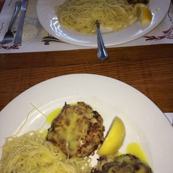 Carlucci’s Grill - Fabulous plump all crabmeat (no filler or mystery veggies inside). Lovely light lemon sauce makes pasta sing!! - Italian Near Me - Yardley, Pennsylvania