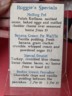 Menu photo 8 Ruggie's Breakfast and Lunch Harwich, MA Menu photo 8 Ruggie's Breakfast and Lunch Harwich, MA