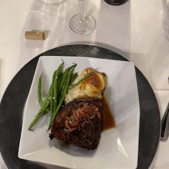 Tspoons - Our steak... The gratin was awesome and the Port shallots were fantastic! - Cooking Schools Near Me - San Juan Capistrano, California