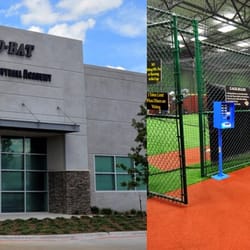 D-BAT - Frisco - The front of the building and the cages