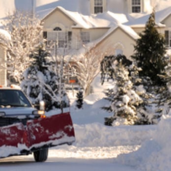 Total Renovation Landscaping - a snow plow in a residential area - Masonry/Concrete Near Me Total Renovation Landscaping - a snow plow in a residential area - Masonry/Concrete Near Me