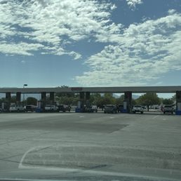 Exterior outside entrance of Costco Wholesale - New expanded gas station - Albuquerque, New Mexico Exterior outside entrance of Costco Wholesale - New expanded gas station - Albuquerque, New Mexico