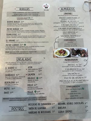Menu photo 2 Buen Vecino Café San Juan, PR