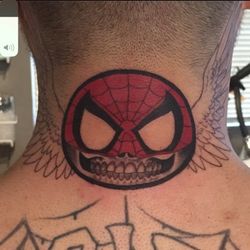 Ink 88 - (Ron English inspired tattoo) Spider-Man x Popaganda style tattoo
