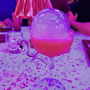 Hijinx Hotel - Flamingo drink - Eatertainment Near Me - Irvine, California