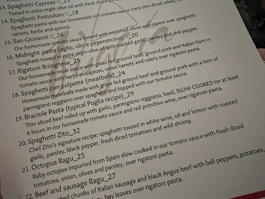 Menu photo 6 Puglia Italian Restaurant Blue Jay, CA Menu photo 6 Puglia Italian Restaurant Blue Jay, CA
