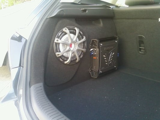 Photo of All Pro Audio - Santa Clara, CA, US. Jimmy's Mazdaspeed3 Stealthbox Install
