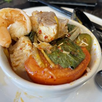 Dan Da - A bowl of the main dish on top of the noodles. So good. - Vietnamese Near Me - Aurora, Colorado