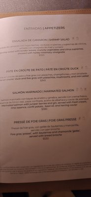 Menu photo 3 Piaf Restaurant Nuevo Vallarta, NAY