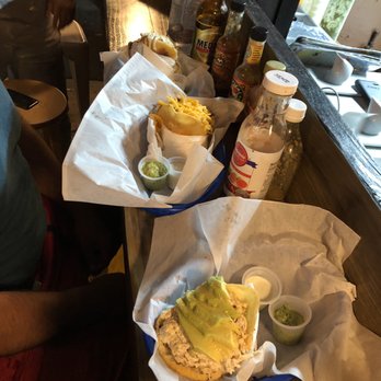 Los Chamos Arepas - Avocado chicken arepa and la peluda arepa - Venezuelan Near Me - Carolina, Puerto Rico Los Chamos Arepas - Avocado chicken arepa and la peluda arepa - Venezuelan Near Me - Carolina, Puerto Rico