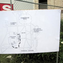 Montgomery County Community College Central Campus - Map during construction/renovations