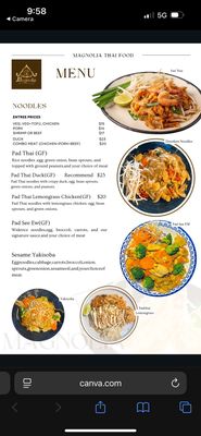 Menu photo 3 Magnolia Thai Milwaukie, OR Menu photo 3 Magnolia Thai Milwaukie, OR