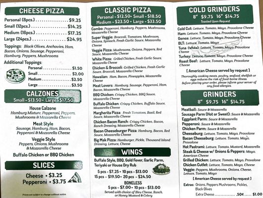 Menu photo 1 Lanzarotto’s Pizzeria Chicopee, MA Menu photo 1 Lanzarotto’s Pizzeria Chicopee, MA