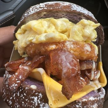Egg Drip - Ube'Bee with extra bacon - Pop-Up Restaurants Near Me - Nashville, Tennessee Egg Drip - Ube'Bee with extra bacon - Pop-Up Restaurants Near Me - Nashville, Tennessee