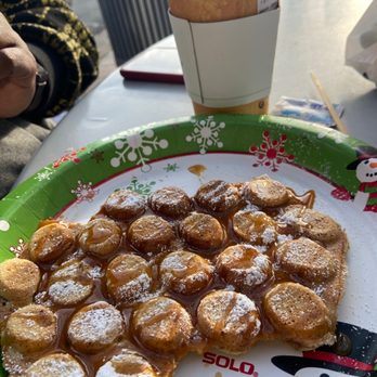 Kokee Tea - mocha puffles with caramel drizzles - Desserts Near Me - Richmond, Virginia
