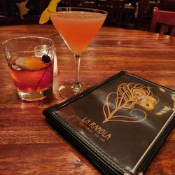La Rambla Restaurant & Bar - Old-fashioned and La Rose Fresca.