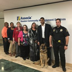 Houston Community Management Services - Associa HCMS had a great turnout at the Neighborhood Security seminar! Speakers included Seal Security and the Galveston sherrif's office