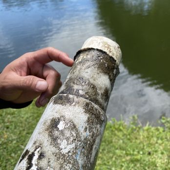 Above All Sprinklers - The end that came off the pipe that runs to the pump. - Irrigation Near Me - Davie, Florida Above All Sprinklers - The end that came off the pipe that runs to the pump. - Irrigation Near Me - Davie, Florida