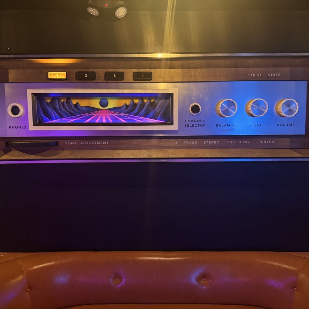 8-Track - Gorgeous wall mounted sculpture - Cocktail Bars Near Me - Sacramento, California
