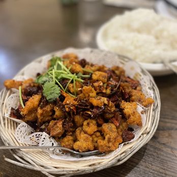 Chengdu Gourmet - Three Pepper Diced Chicken - Chinese Near Me - Pittsburgh, Pennsylvania