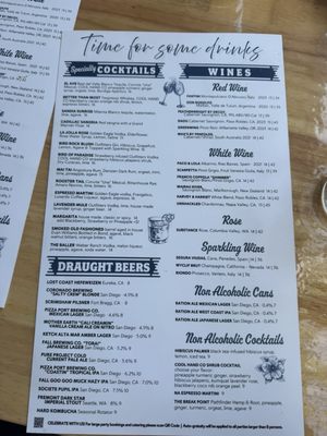 Menu photo 2 Wheat & Water La Jolla, CA Menu photo 2 Wheat & Water La Jolla, CA