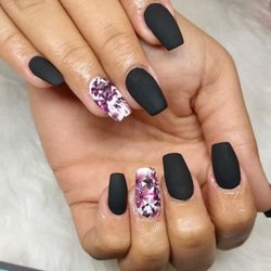 Nails V&V - Uñas Matte Tattoo acrílico nails