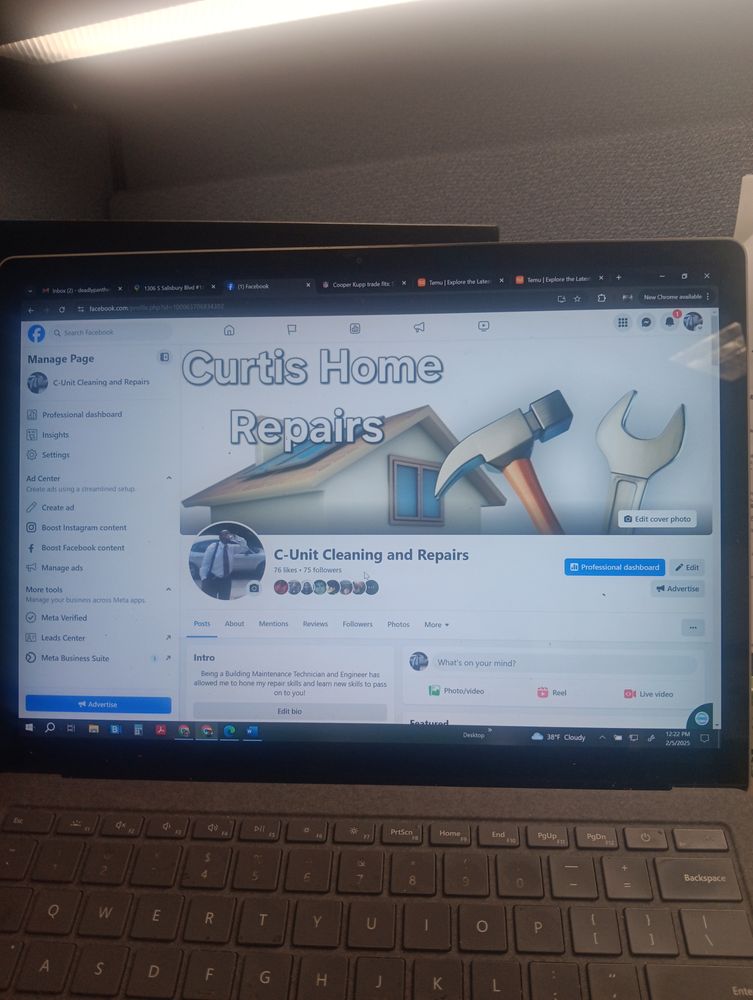 Slide of Curtis Home Repairs and Handyman Services