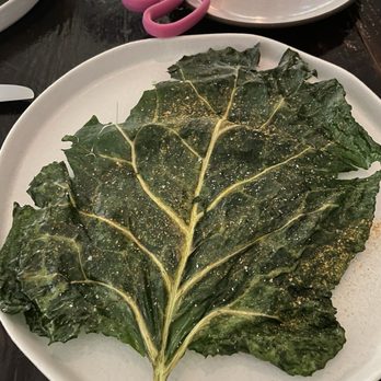 Dirt Candy - Dehydrated Collard green salad - Vegetarian Near Me - New York, New York Dirt Candy - Dehydrated Collard green salad - Vegetarian Near Me - New York, New York