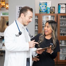 hol+ - hol+ provider Dr. Brandon Smith with medical assistant