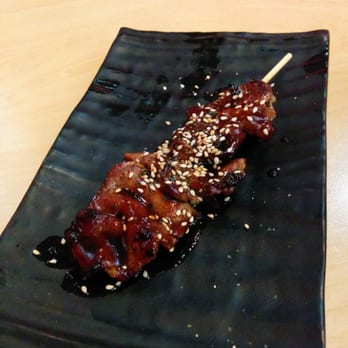 Donburi - Beef tongue skewer with teriyaki. Is it worth 2$? Not really... :) good flavor though - Japanese Near Me - Markham, Ontario