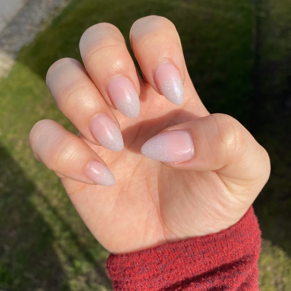 My Nails - My glitter French ombré don't by Lisa - Nail Salons Near Me - Clovis, California My Nails - My glitter French ombré don't by Lisa - Nail Salons Near Me - Clovis, California