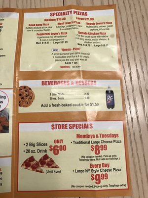 Menu photo 3 Good Guys Pizza Rochester, NY Menu photo 3 Good Guys Pizza Rochester, NY