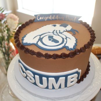 Something Sweet Bakery - This is the cake the bakery designed for my daughter's college graduation party.  It was fabulous! - Bakeries Near Me - Galt, California