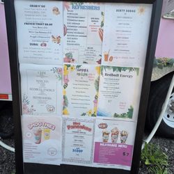 Slims Cafe - Seasonal drink menu