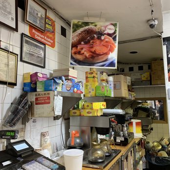 Sable's Smoked Fish - Behind the dine-in counter. - Seafood Markets Near Me - New York, New York Sable's Smoked Fish - Behind the dine-in counter. - Seafood Markets Near Me - New York, New York